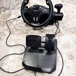 Xbox steering wheel with pedal