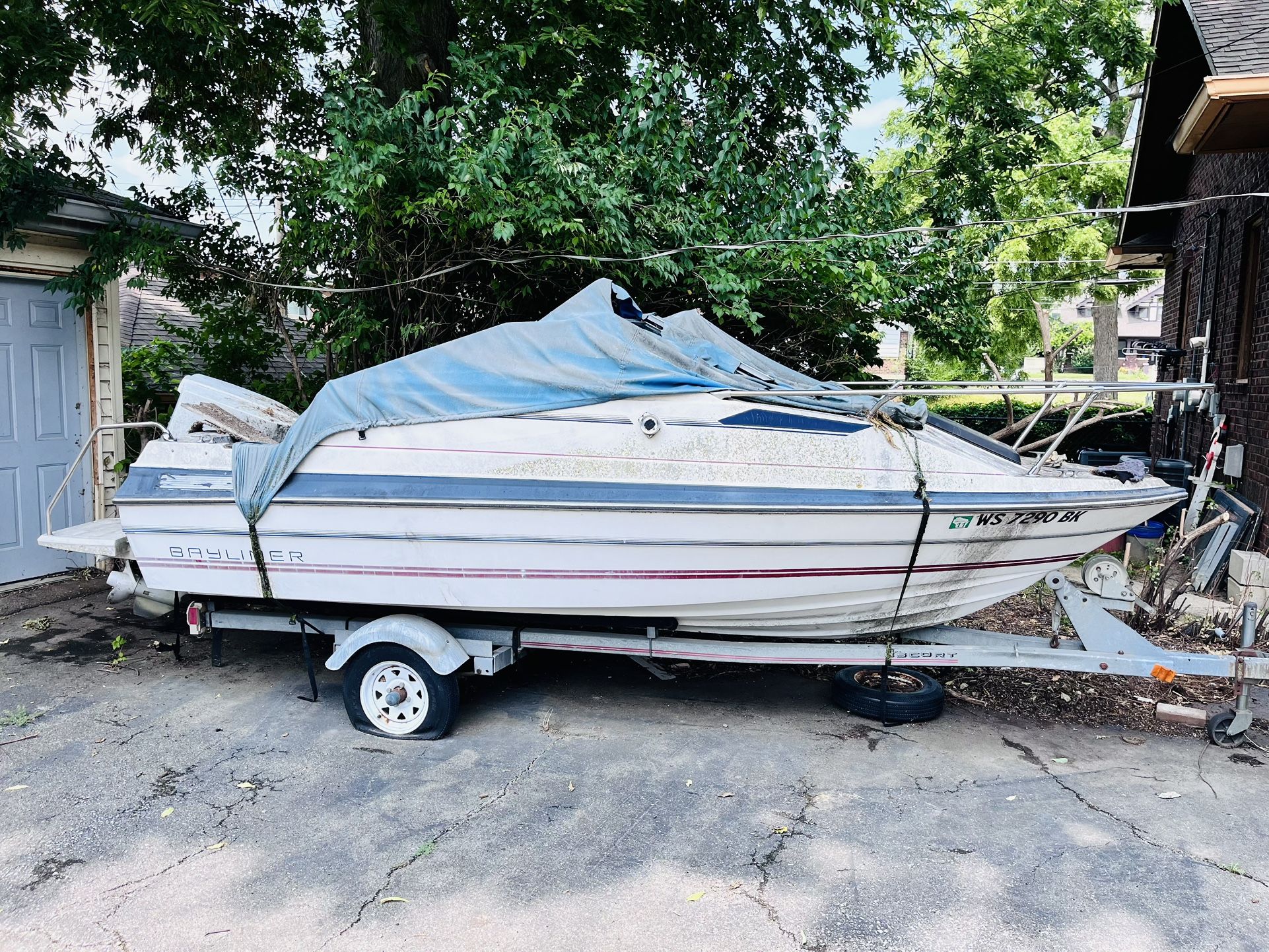 Boat As Is With Trailer (BO)
