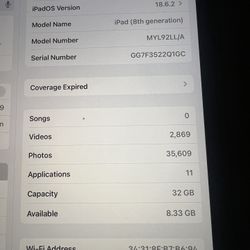 Apple iPad 8th Generation 