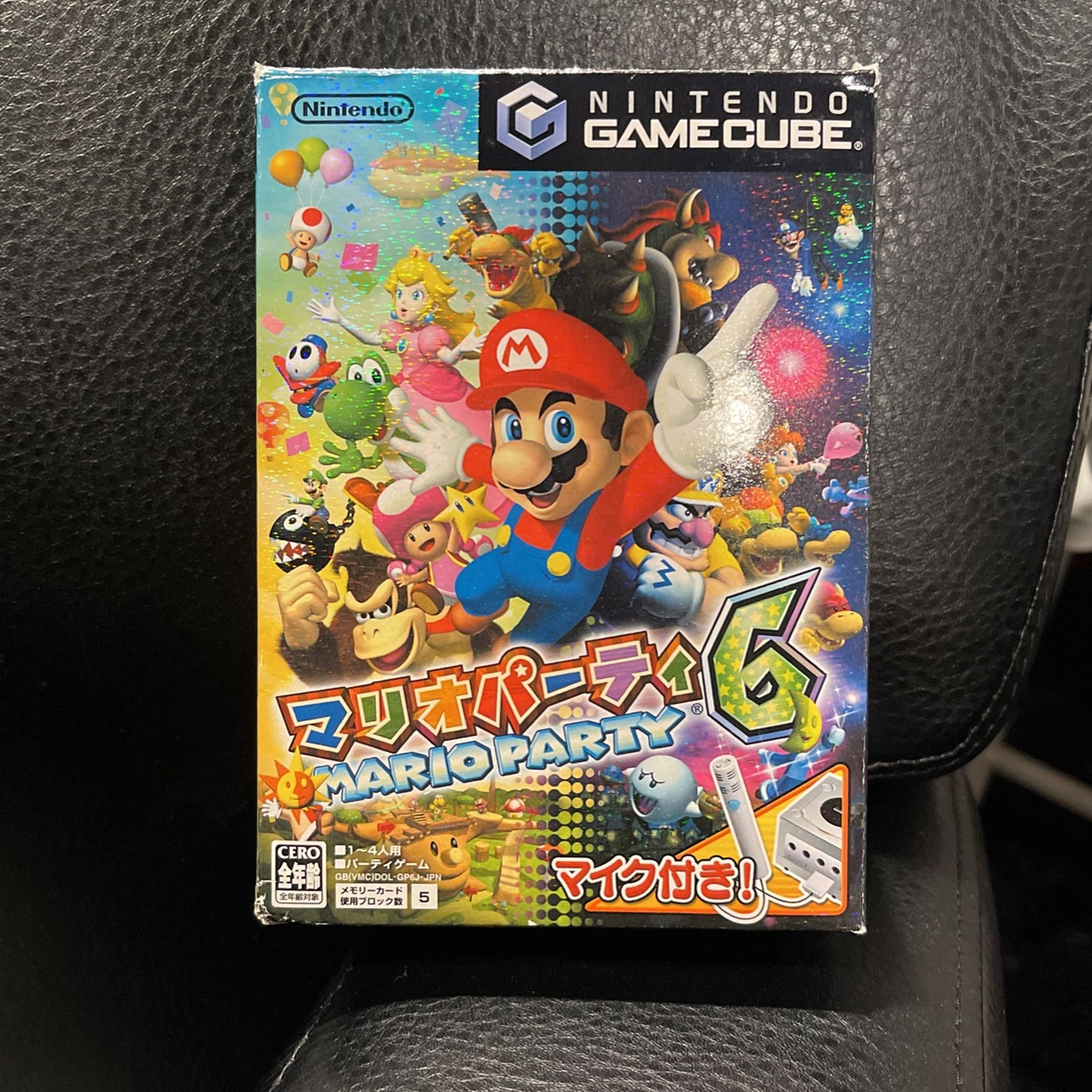 Mario Party 6 GameCube W/mic Japanese
