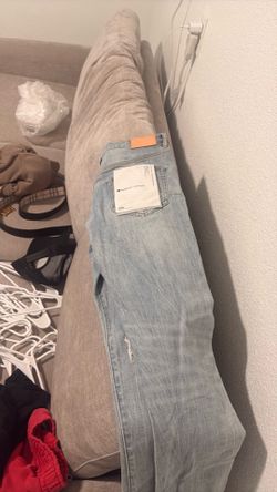 Purple jeans