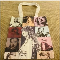 TS Small Canvas Tote Bag