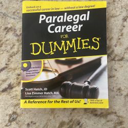 Paralegal Career For Dummies
