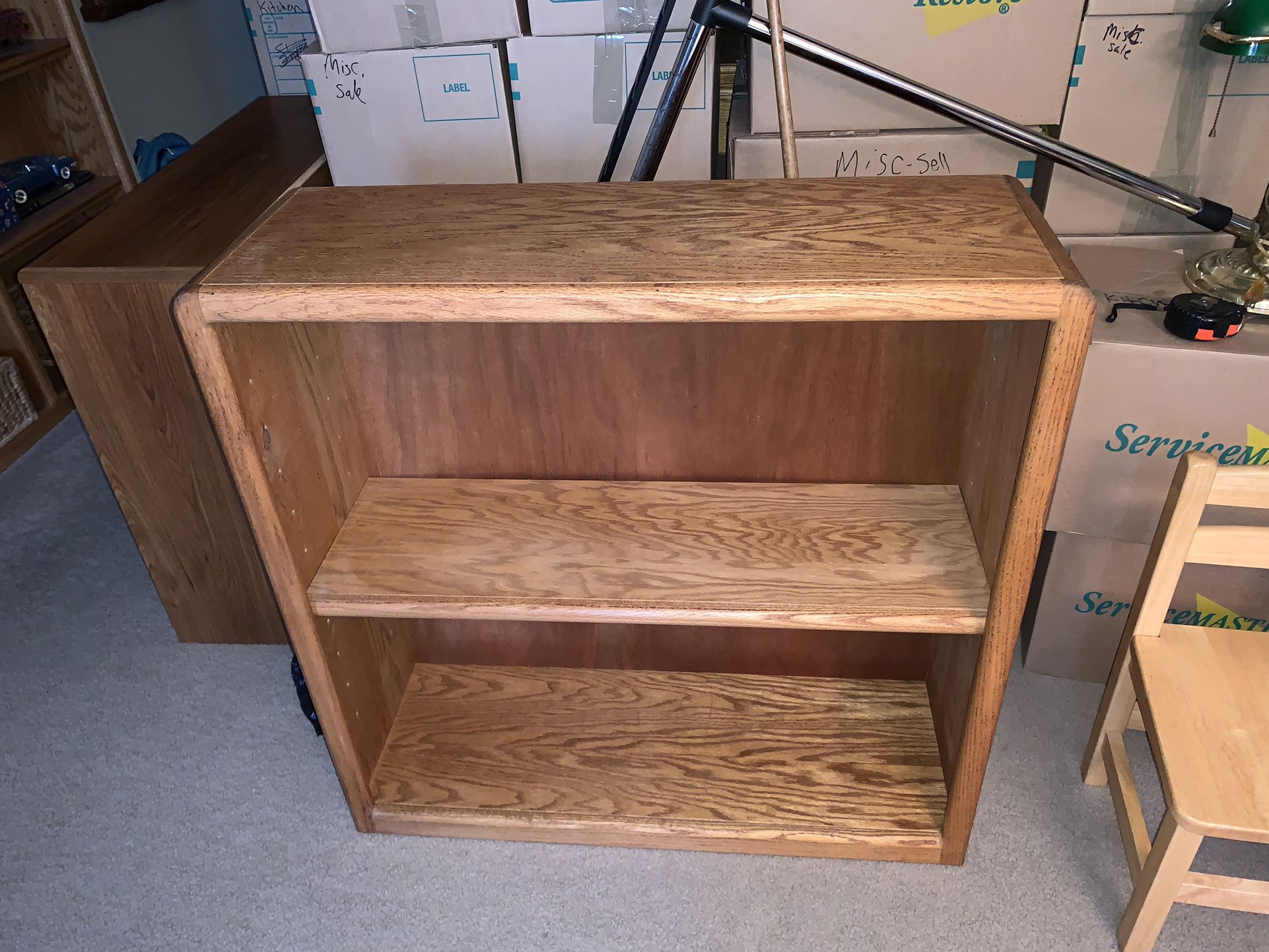 Solid Wood Shelf Bookcase