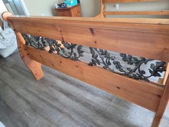 Solid Wood Bed Frame Queen