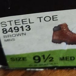 Work wolvorine boots new 9 1/2