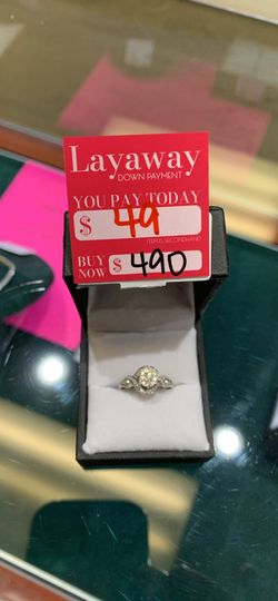 14k White Gold Diamond Ring