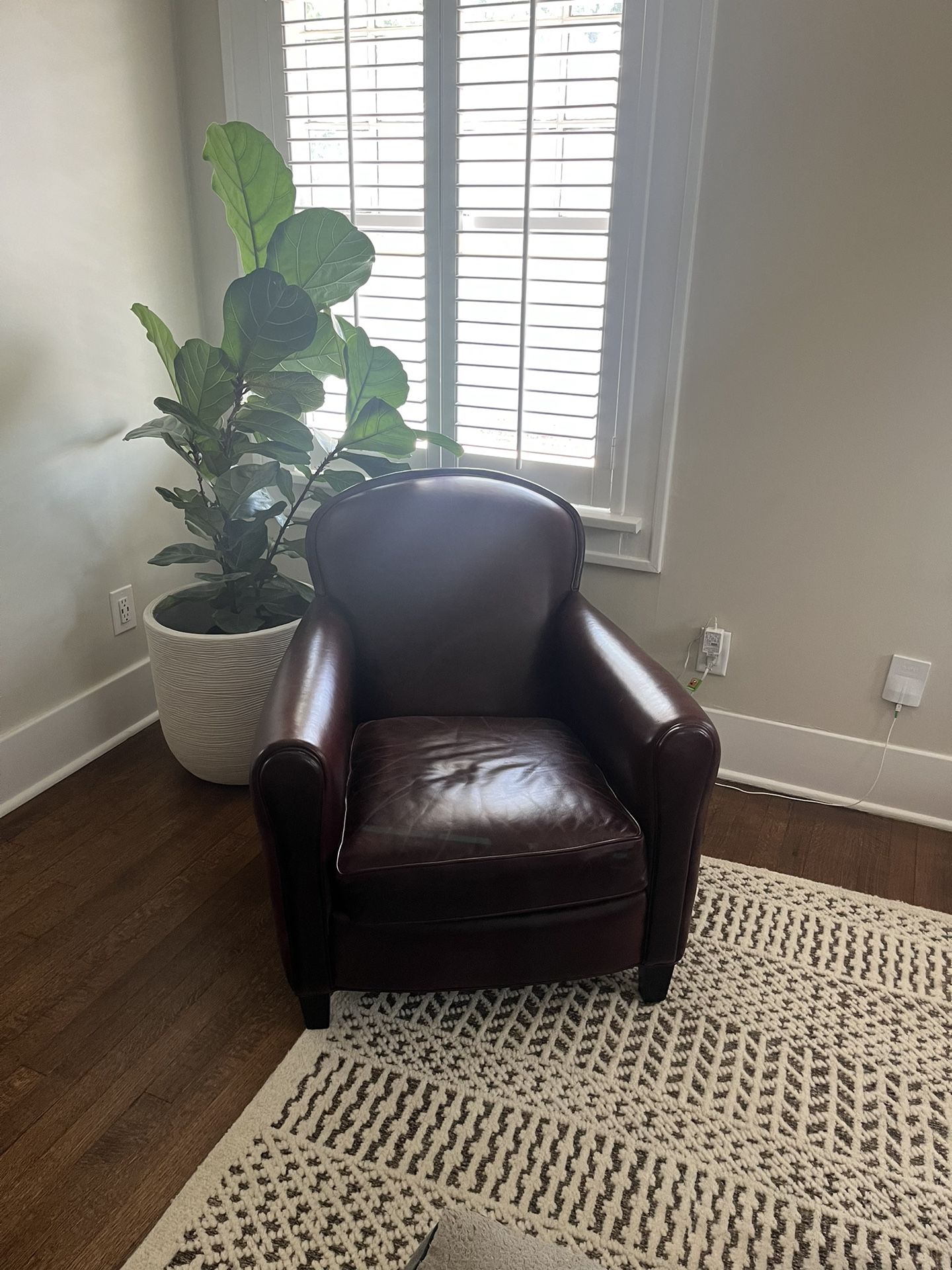 Leather Accent Chair