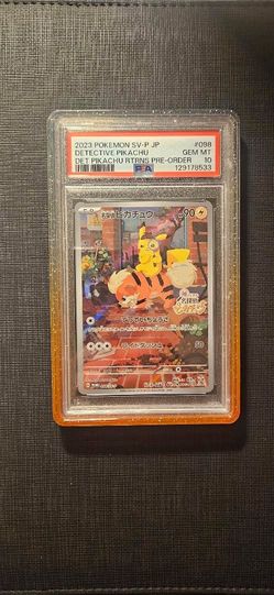 2023 Pokemon SV-P JP Detective Pikachu #098 Detective Pikachu Returns Pre-Order PSA 10 Gem Mint