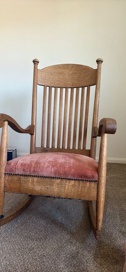 Antique Oak Rocking Chair