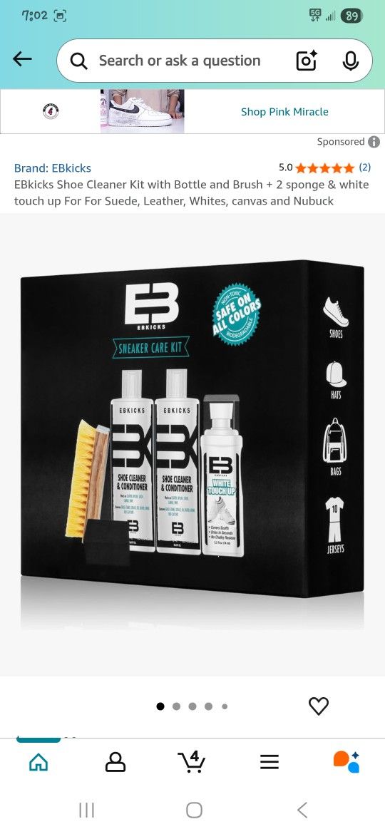 Shoe Cleaner Kit