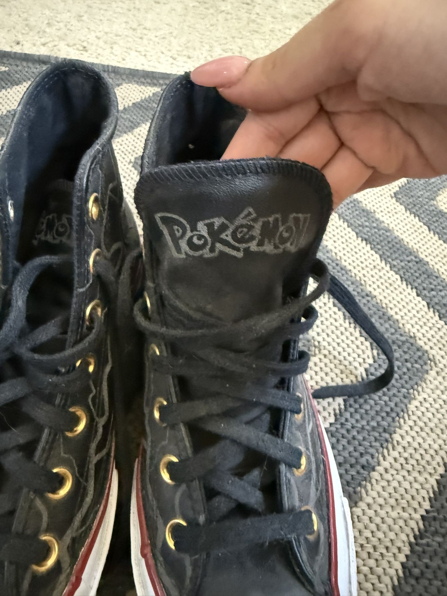Custom 25th Anniversary Pokémon Leather Converse Shoes