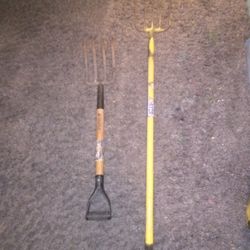 (2) REALLY NICE PITCHFORKS FOR JUST 35 BUCKS