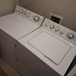 Ge washer and dryer set