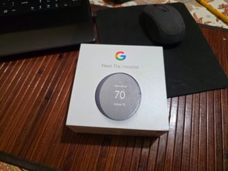 New Google Nest Thermostat Charcoal GA02081‑US – Termostato Inteligente WiFi