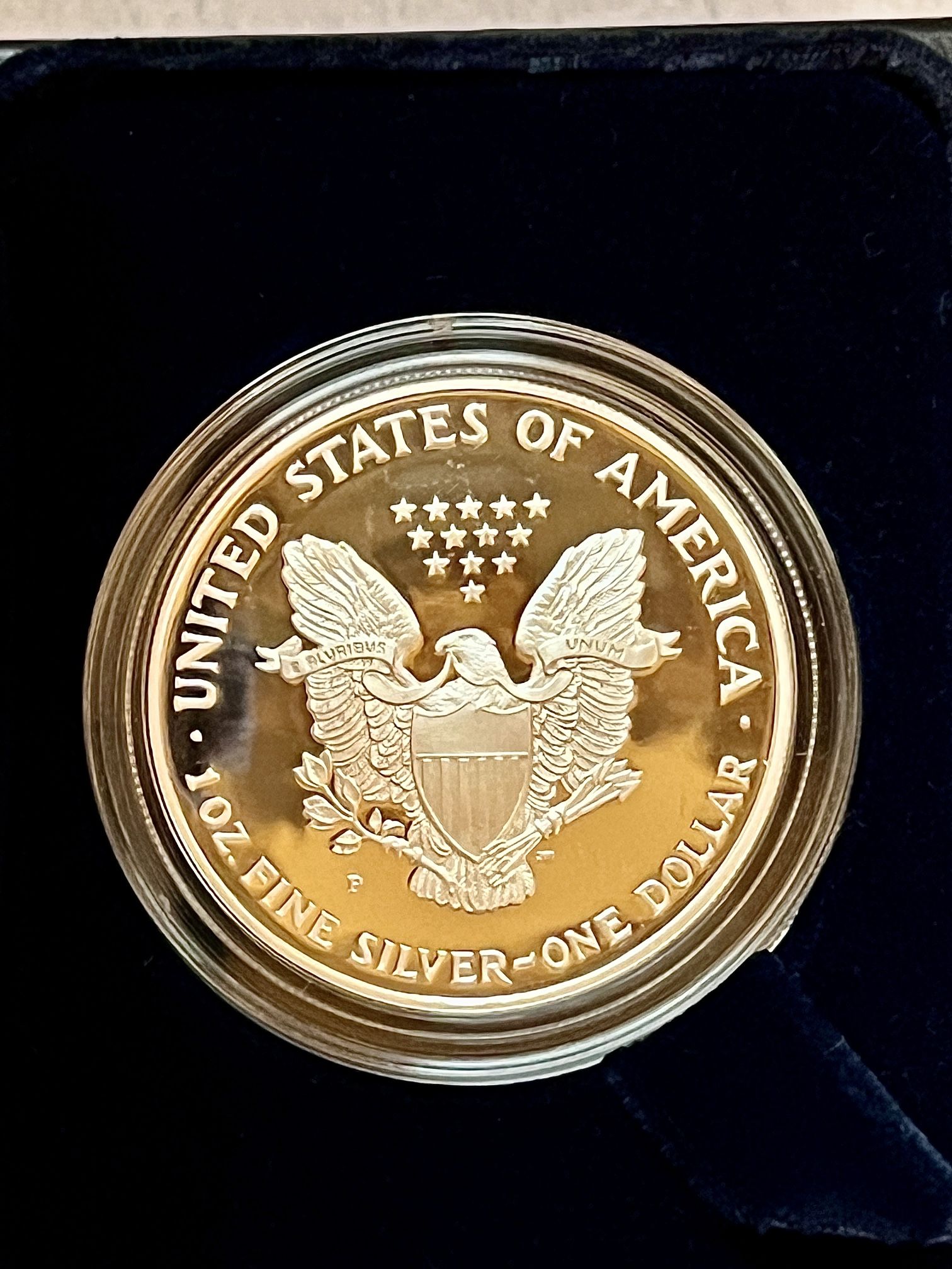1999 American Silver Eagle with Box and COA