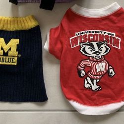 Small dog sweater and shirt