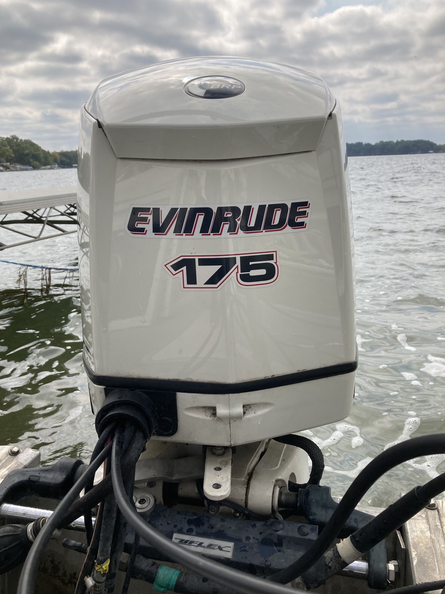 Photo 2012 evinrude Etec, excellent condition. Im repowering increasing horsepower.
