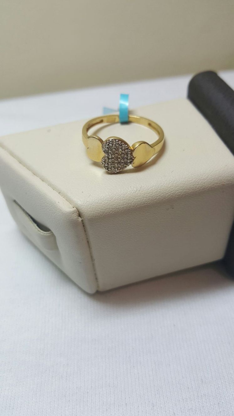 18k yellow gold ring