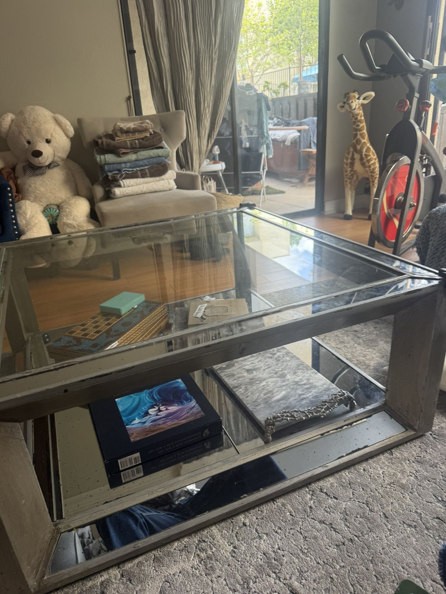 Mirrored Coffee Table