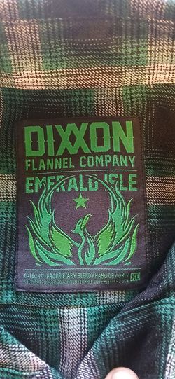 Dixxon green flannel "Emerald Isle" XL