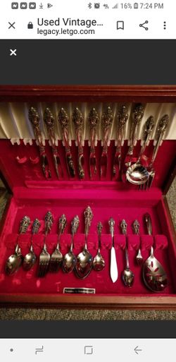 Vintage International Frontenac Lyon Stainless Tableware Approx 69 Pcs