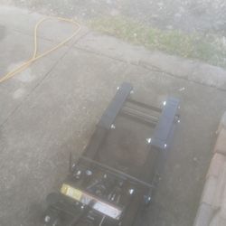 this motorcycle stand my dad got