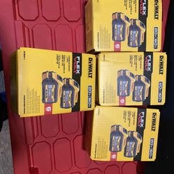 Baterías Dewalt 6AH Flexvolt Nuevas $160 Cada Paquete 