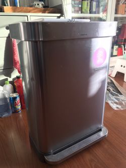 Simplehuman trash can 55L