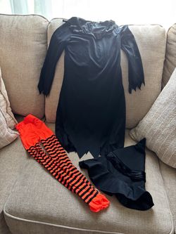 Kids Halloween Witch Costume Set