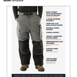 Refrigiwear pants $60