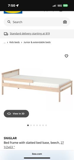 Toddler Bed With Mattress 
