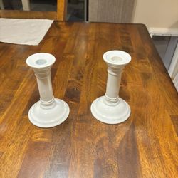 Vintage candle holders 