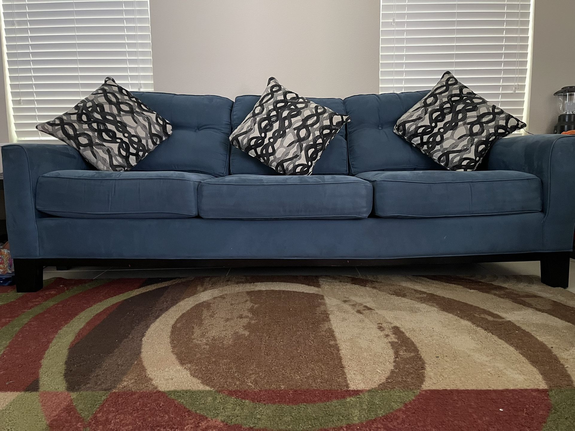 Fabric Sofa and Love Seat