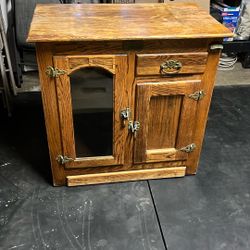 Antique Liquor Cabinet / Bar Cart
