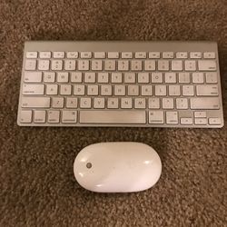 Cordless mouse and keyboard