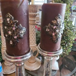Ornate Decorative Candles. Some Flaws