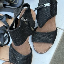Toms Black Heels