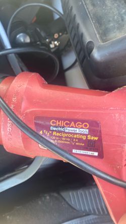 Chicago electric power tool 4 1/2 reciprocating saw