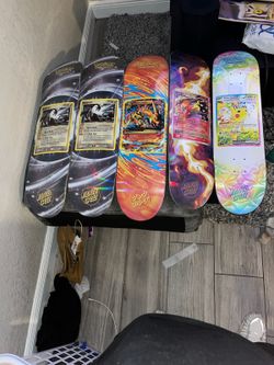 pokemon santa cruz skate deck rayquaza . firm on price