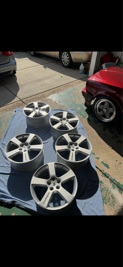 Two sets of Oettinger rims and tires