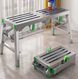 Folding Aluminum Work Platform Scaffolding Bench