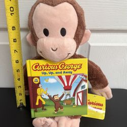 NEW Curious George Plush with Book just $10 xox