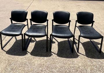 Chairs Haworth Improv Black Stacking Set of 4