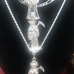 Santa Muerte 925 Sterling silver  