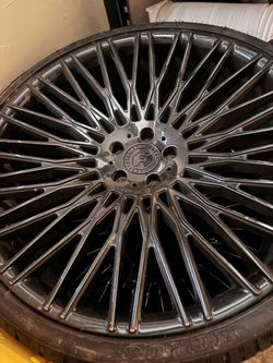 22inch black Forgiato rims
