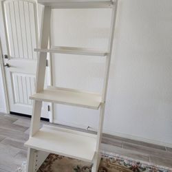 Quality White Wood Book Shelf