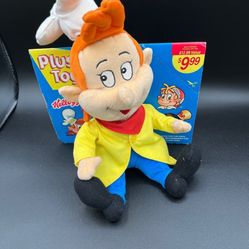 Vintage 1999 Kellogs Rice Krispies SNAP Plush Doll