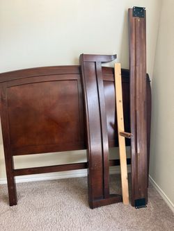 Dresser and queen bed