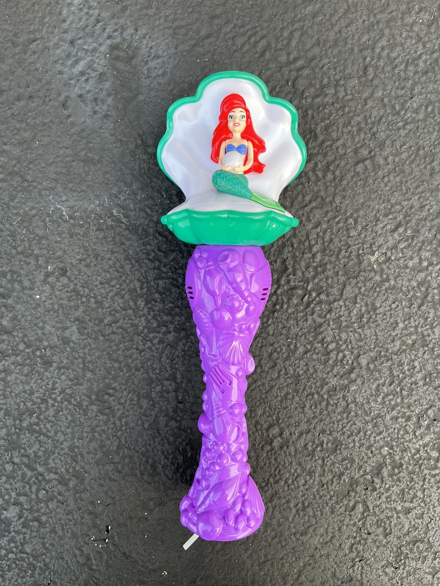 Disney Parks The Little Mermaid Ariel Light Up Musical Bubble Wand